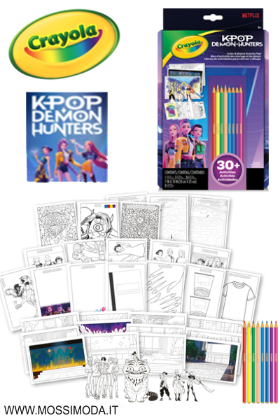 *FINE OTTOBRE* K-POP CRAYOLA Album Colora & Disegna Art.04-7083
