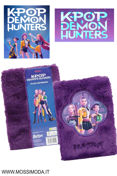 *K-POP DEMON HUNTERS* Diario con copertina Peluche 722519