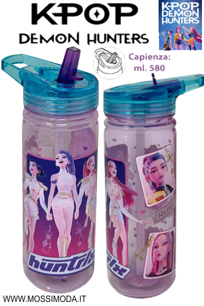 *10 SETTEMBRE* K-POP* Borraccia con beccuccio 580ml Art.ST80633