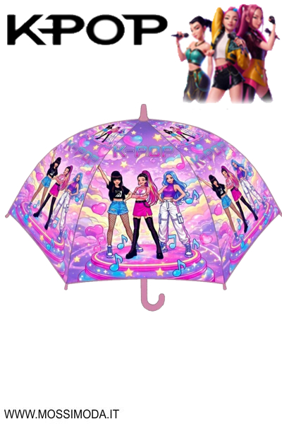 *NOVEMBRE* K-POP* Ombrello manuale 48 cm. Art.926