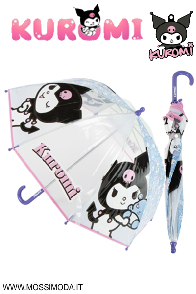 *KUROMI* Ombrello manuale 45 cm. Art.3257
