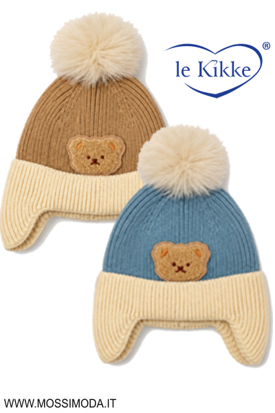 *OTTOBRE *LE KIKKE* Cappellino Bimbo Grisu' Art.AB5067