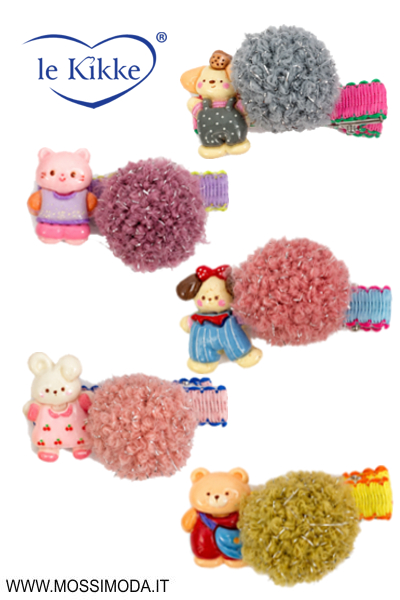 *LE KIKKE* Mollette Clic Clac Amci Pelosetti per Capelli FC34395
