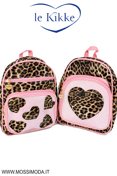 *LE KIKKE* Zainetto Bimba Animalier Lover Art.BK10184