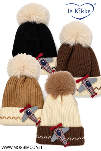 *OTTOBRE *LE KIKKE* Cappellino Bimbo AIRPLANE Art.AB5061