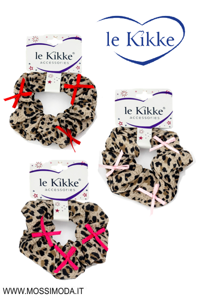 *LE KIKKE* Elastici Glam Aninalier per Capelli Art.FC34375