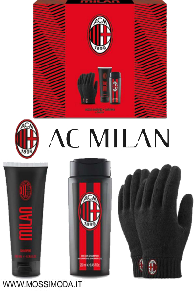 *MILAN* Set 3 pezzi Shampoo+Doccia shampoo+Guanti Art.2647