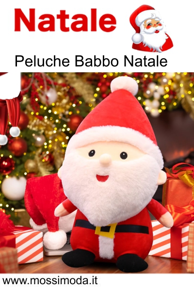 *NATALE* Peluche Babbo Natale 40 cm. Art.X2402