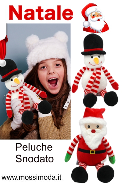 *NATALE* Peluche Snodato 50 cm. Art.X3040