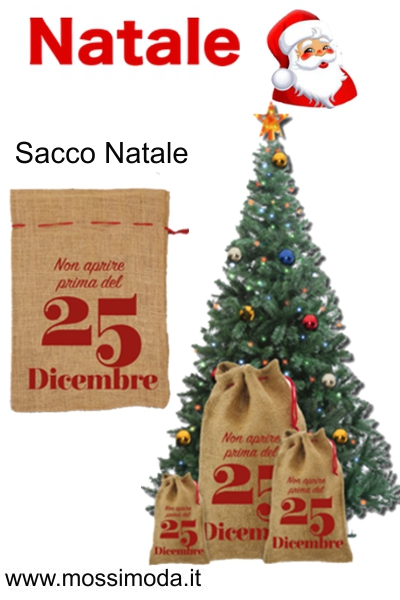 *NATALE* Sacco Natale Art.X1559