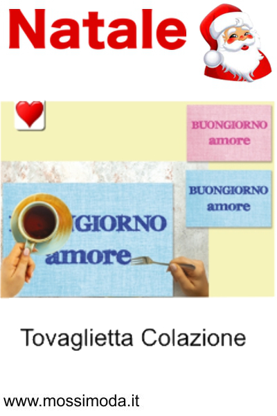 *Offerta* NATALE* Tovaglietta Colazione Art.V178 *Offerta* NATALE* Tovaglietta Colazione Art.V178