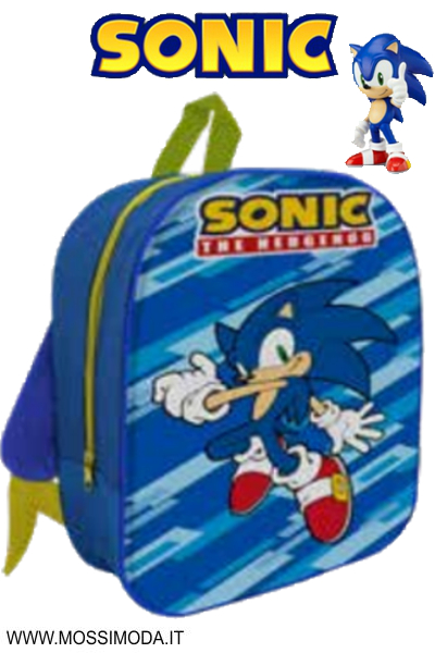 *SONIC* Zaino Basic 32 cm. Art.FU5101