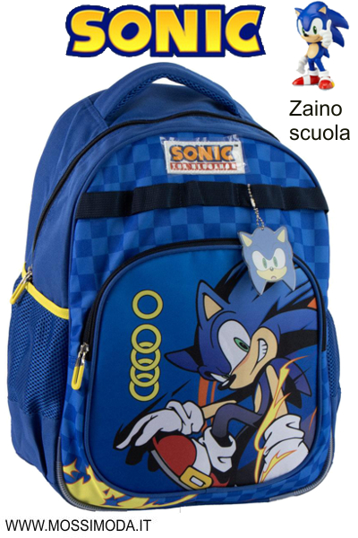 *SONIC* Zaino scuola 42 cm. Art.6611