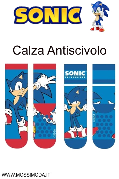 *SONIC* Calza Antiscivolo Bambino Art.SON216