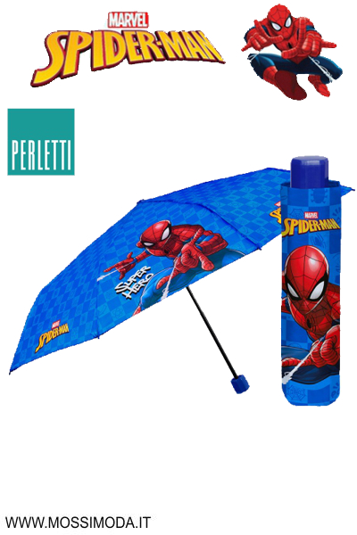 *SPIDERMAN* Ombrello Mini Manuale Pieghevole con Custodia.75285