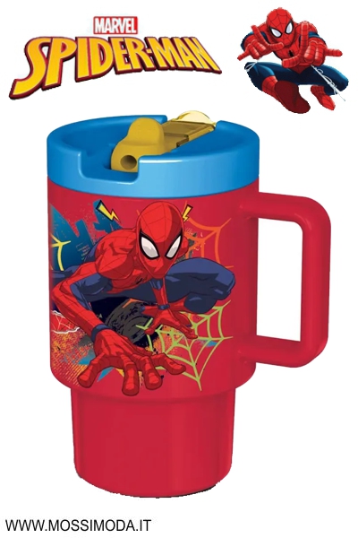 *SPIDERMAN* Tazza con manico e beccuccio 530ml Art.ST83556