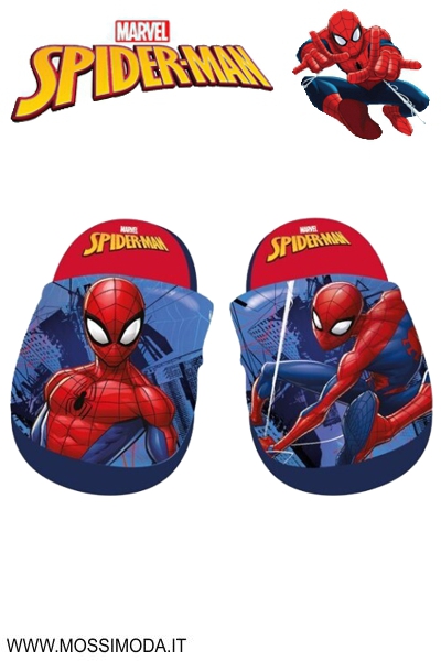 *SPIDERMAN* Pantofola in Pile Bambino Misure 28-34 Art.4241