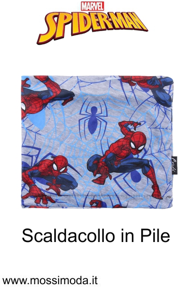 *SPIDERMAN* Scaldacollo Bimbo interno in Pile Art.8293