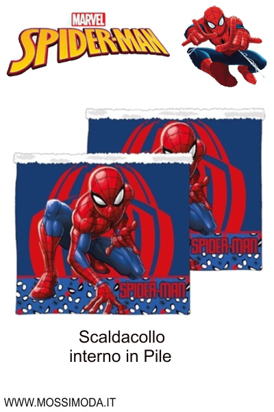 *SPIDERMAN* Scaldacollo Bimbo interno in Pile Art.SP2175