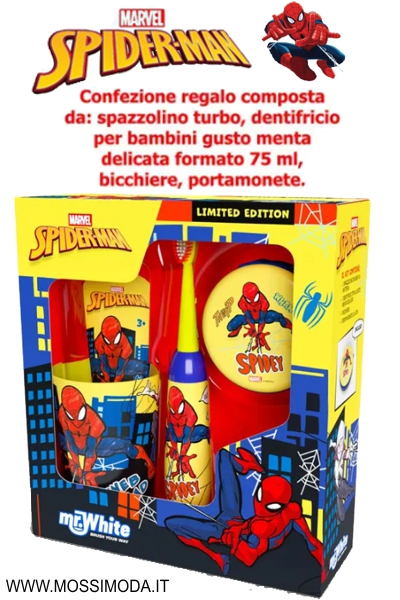 *SPIDERMAN* Kit Oral Care con portamonete Art.RBGS054