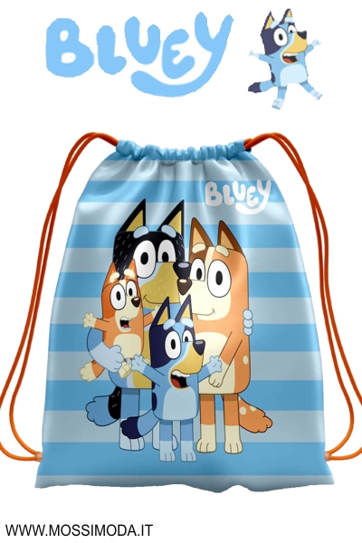 *BLUEY* Zaino Sacca 42 cm. Art.5662