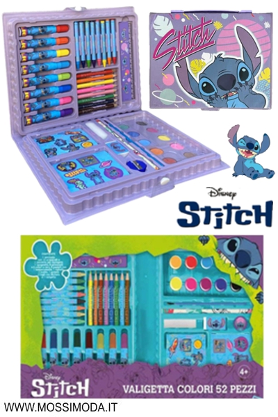 *STITCH* Valigetta Colori da 52 pezzi Art.LST0826