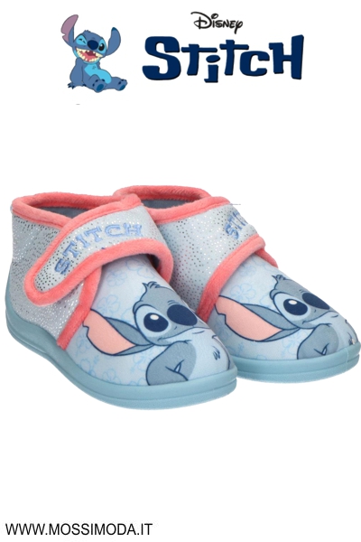 *STITCH* Pantofola Bambina in Pile Misure 25-30 Art.6981/A