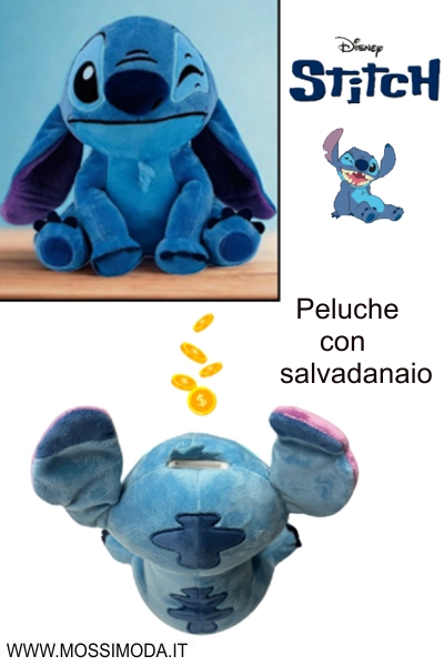 *STITCH* Peluche con salvadanaio Art.LIL5408