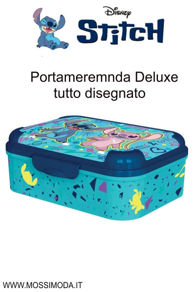 *STITCH* Portamerenda Deluxe con chiusura ermetica Art.ST75043