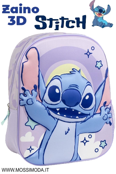 *STITCH* Zaino disegno 3D cm.31 Art.5874