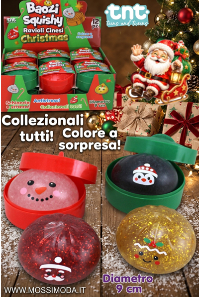 *TNT* Baozi Squishy CHRISTMAS Ravioli Cinesi Art.28750