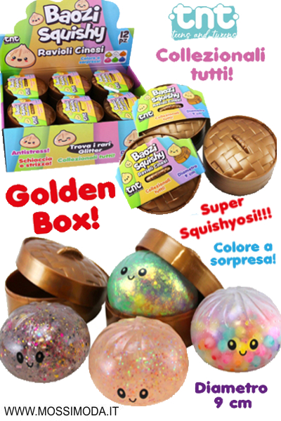 *TNT* Baozi Squishy GOLDEN BOX Ravioli Cinesi Art.28614