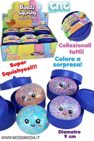 *TNT* Baozi Squishy GLITTERATI Ravioli Cinesi Art.28614
