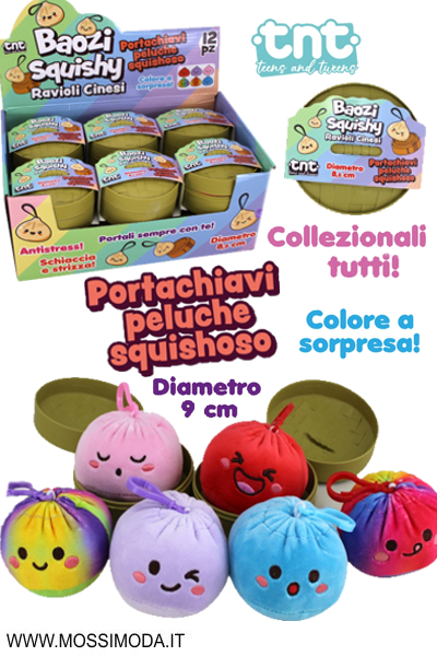 *TNT* Baozi Squishy KEYCHAIN portachiavi Art.28619