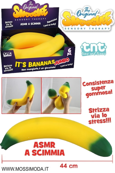 *TNT* SMOOSHEE Banana Jumbo SQUISHY Art.28708