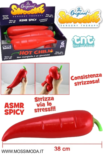 *TNT* SMOOSHEE Hot Chili Jumbo SQUISHY Art.28709