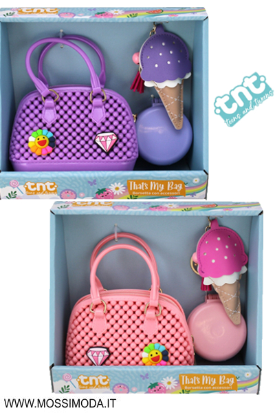 *TNT* Borsetta in morbido silicone con Accessori Art.92217