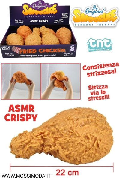 *TNT* SMOOSHEE Fried Chichen Jumbo SQUISHY Art.28712