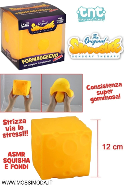 *TNT* SMOOSHEE Formaggio Jumbo SQUISHY Art.28706