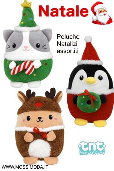 *NATALE* Peluche Natalizi assortiti Art.33066