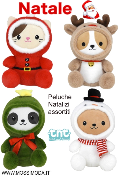 *NATALE* Peluche Natalizi assortiti Art.33067