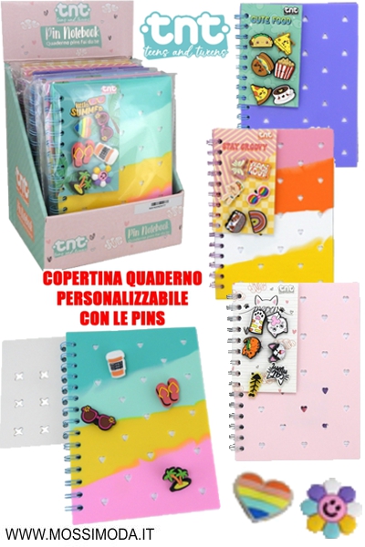 *TNT* Notebook Quaderno Pins Art.92077