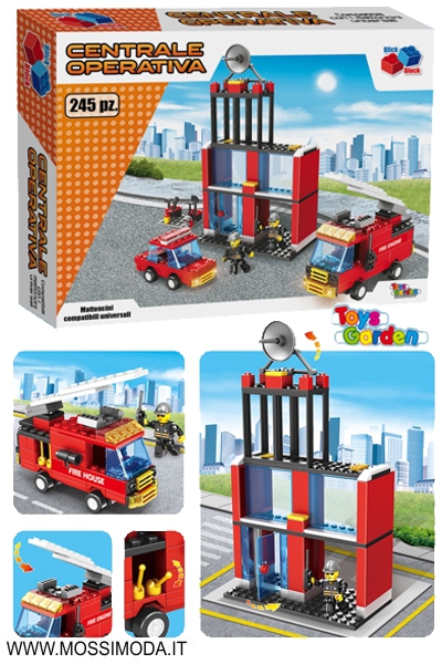*TOYS GARDEN* Blick Block Mattoncini Centrale Operativa 27937