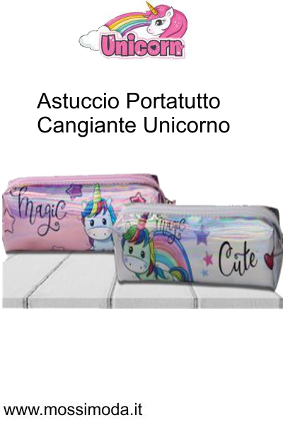 *Astuccio Cangiante Unicorno Art.ST5241